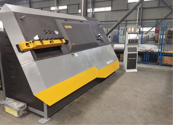 Выправлять контрольного провода PLC гибочной машины стремени стального прута CNC GUTE