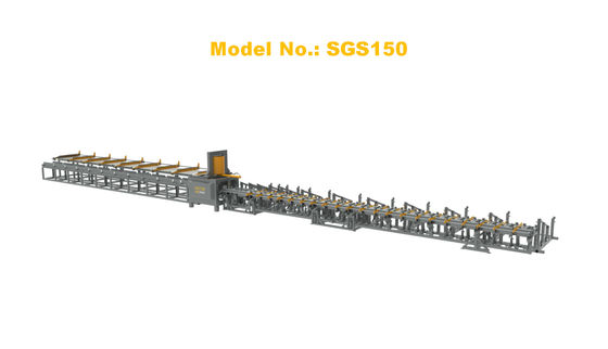 SGS150 Rebar Shear Line Machine Servo Control Hydraulic Shearing